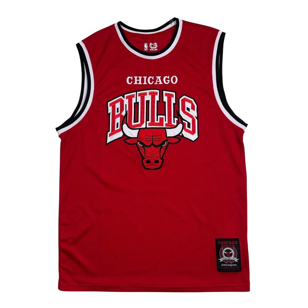 Chicago Bulls Jersey Mens Red NBA Ultra Game Basketball Tank Top Sleeveless
